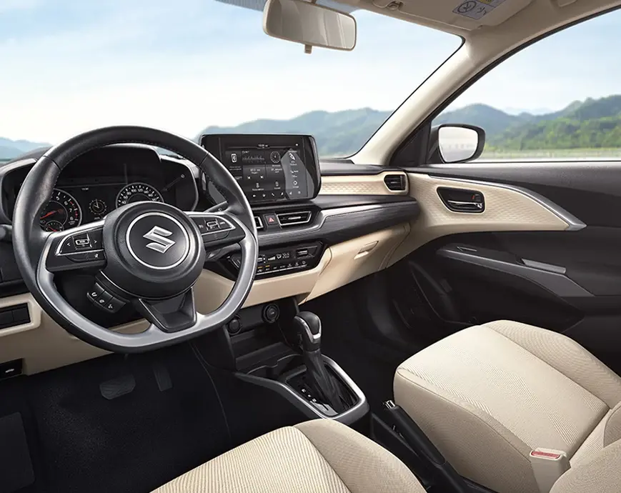 Diseño Interior New Dzire Hybrid