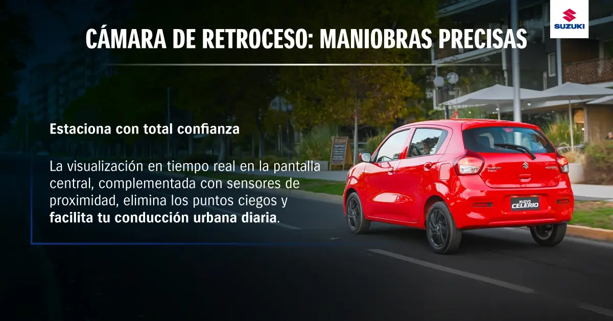 Cámara retroceso de Suzuki.