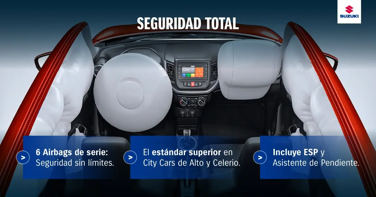 Auto city car​ con seguridad total.